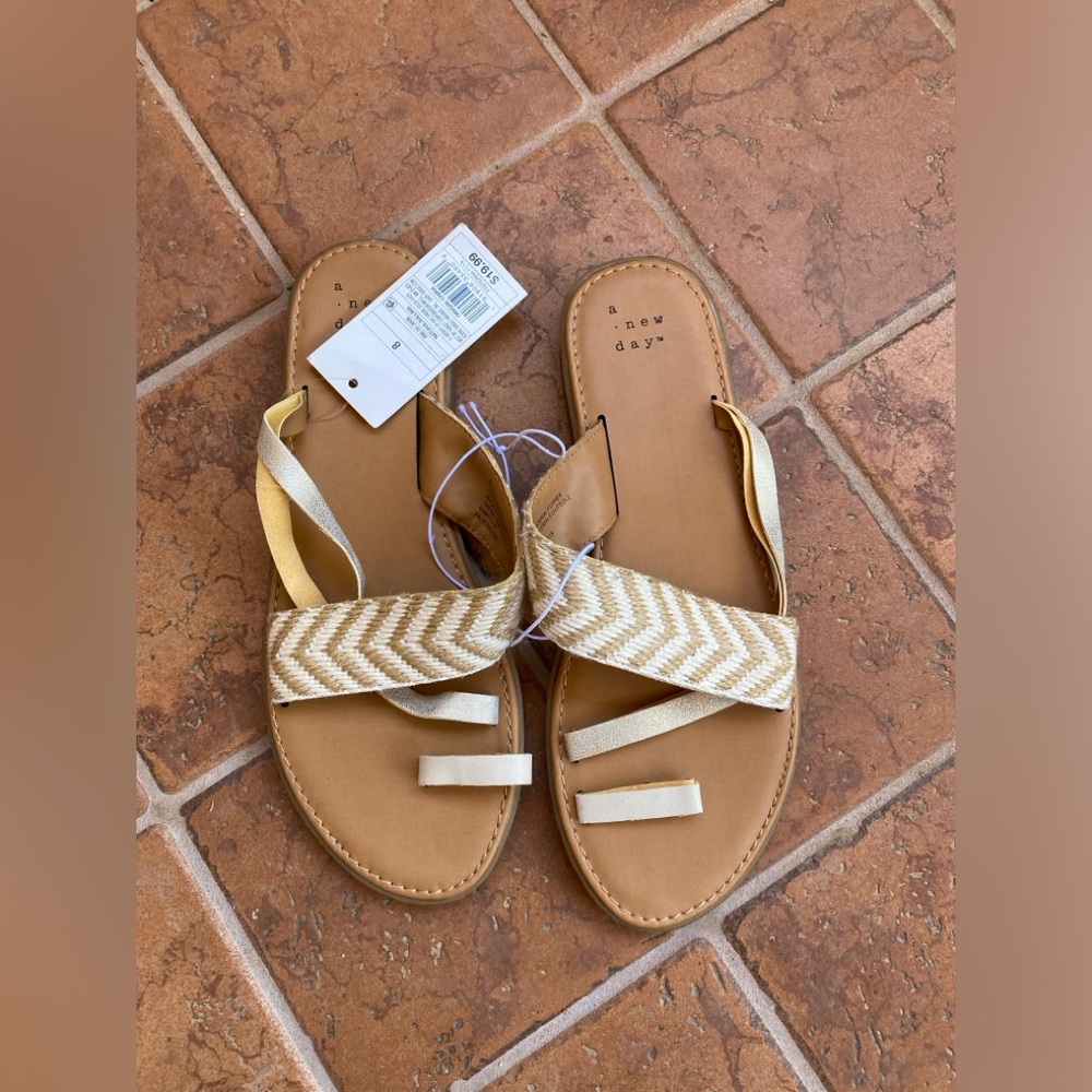 A New Day Toe Loop Sandals - Size 8